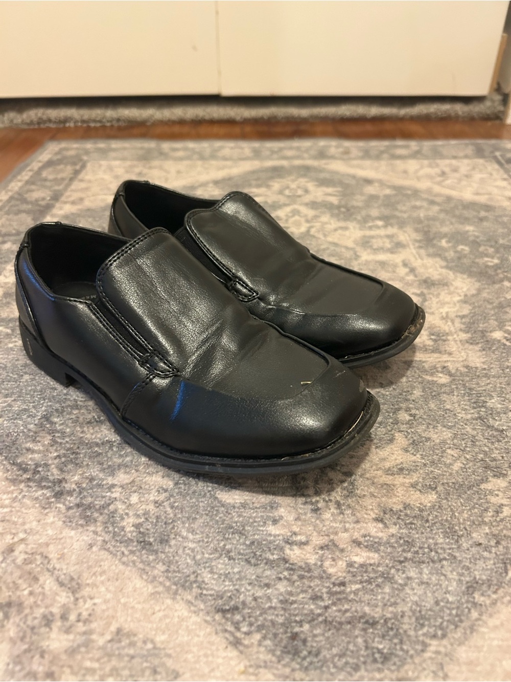 Sonoma Boys Black Slip-On Dress Shoes